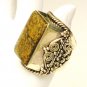 RG077       Agate Ring in Sterling Silver, Size 8