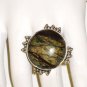 RG072       Agate Ring in Sterling Silver, Size 9