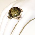 RG072       Agate Ring in Sterling Silver, Size 9