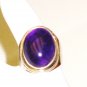 RG079 Amethyst Ring in Sterling Silver, Size 7