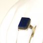 RG074       Lapis Lazuli Ring in Sterling Silver, Size 8