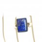 RG074       Lapis Lazuli Ring in Sterling Silver, Size 8