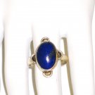 RG080       Lapis Lazuli Ring in Sterling Silver, Size 8