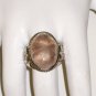 RG049       Rose Quartz Ring in Sterling Silver, Size 7