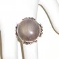 RG066       Rose Quartz Ring in Sterling Silver, Size 7