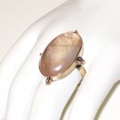 RG069       Rose Quartz Ring in Sterling Silver, Size 7