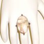 RG069       Rose Quartz Ring in Sterling Silver, Size 7