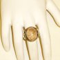 RG068       Rose Quartz Ring in Sterling Silver, Size 9