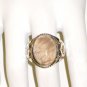 RG068       Rose Quartz Ring in Sterling Silver, Size 9