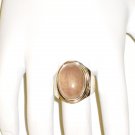 RG067       Rose Quartz Ring in Sterling Silver, Size 7