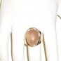 RG067       Rose Quartz Ring in Sterling Silver, Size 7