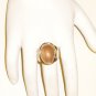 RG067       Rose Quartz Ring in Sterling Silver, Size 7