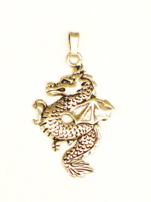 CP003       Dragon Pendant in Sterling Silver