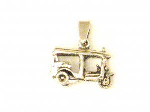 CP008       Antique Car Pendant in Sterling Silver