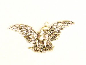 CP009       Flying Eagle Pendant in Sterling Silver