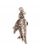 CP012       Perched Eagle Pendant in Sterling Silver