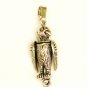 CP012       Perched Eagle Pendant in Sterling Silver