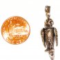 CP012       Perched Eagle Pendant in Sterling Silver