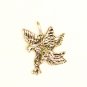 CP013       Landing Eagle Pendant in Sterling Silver