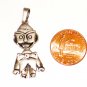 CP023 Street Performer Pendant in Sterling Silver