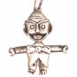 CP023 Street Performer Pendant in Sterling Silver
