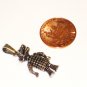 CP025 Crocodile Pendant in Sterling Silver