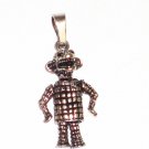 CP025       Crocodile Pendant in Sterling Silver