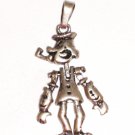 CP029       Cigar Man Pendant in Sterling Silver
