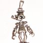 CP029       Cigar Man Pendant in Sterling Silver