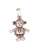 CP030       Heart Doll Pendant in Sterling Silver