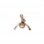 CP031       Monkey Pendant in Sterling Silver