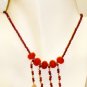 NK0051 Mixed Stone Necklace in Sterling Silver