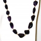 NK014       Amethyst Necklace in Sterling Silver