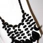 NK018       Onyx Necklace in Sterling Silver