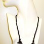 NK018       Onyx Necklace in Sterling Silver