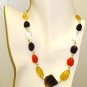 NK020       Amethyst, Crystal, Citrine, Smoky Quartz Necklace