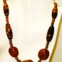 NK027       Tigers Eye Necklace in Sterling Silver