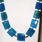 NK030       Chalcedony Necklace in Sterling Silver