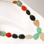 NK031       Mixed Stones (Rose Quartz, Garnet, Carnelian, Chalcedony, and Labradorite) Necklace