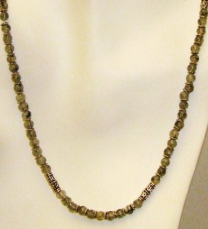 NK032       Mixed Stones Necklace in Sterling Silver