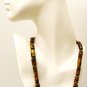 NK037 Tiger's Eye Necklace in Sterling Silver