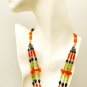 NK040 Peridot, Carnelian, Amethsyt, Rose Quartz Necklace in Sterling Silver