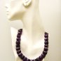NK041       Amethyst Necklace. Sterling Silver Clasp.