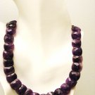 NK041       Amethyst Necklace. Sterling Silver Clasp.