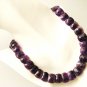 NK041       Amethyst Necklace. Sterling Silver Clasp.