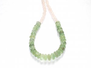 ST030       Jade and Rose Quartz Necklace in Sterling Silver