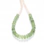 ST030       Jade and Rose Quartz Necklace in Sterling Silver