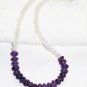 ST044       Amethyst and Moonstone Necklace