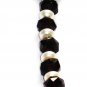 ST061       Garnet and Pearl Necklace in Sterling Silver