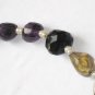 ST090 Citrine and Amethyst Necklace in Sterling Silver